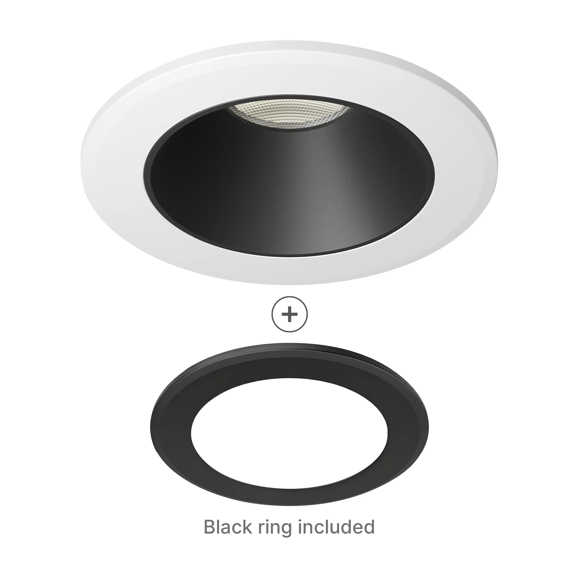 LED SPOT SVETILJKA OKRUGLA 9W BELA/CRNA 3CCT IP20
