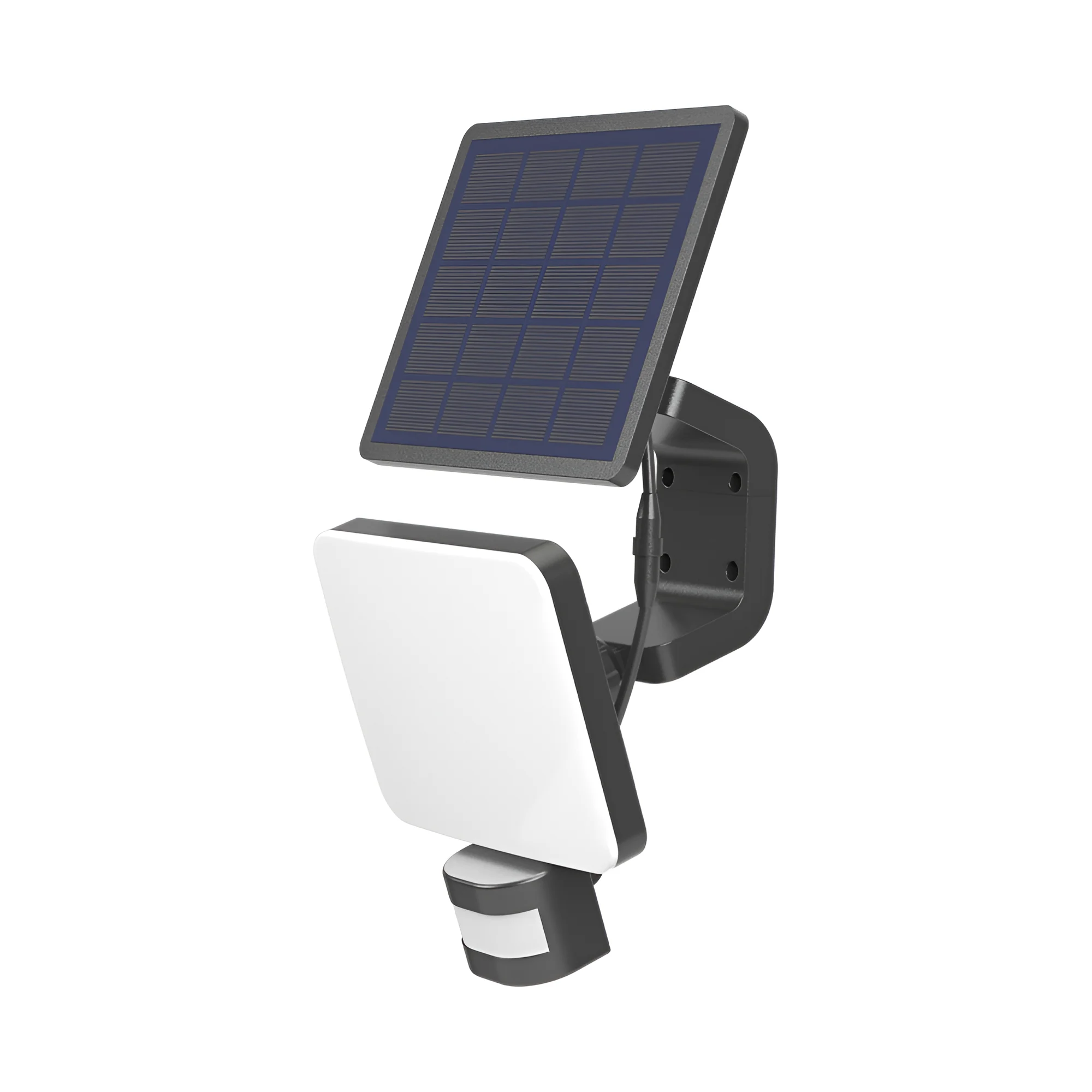SOLARNA ZIDNA SVETILJKA 15W CRNI 4000K IP54
