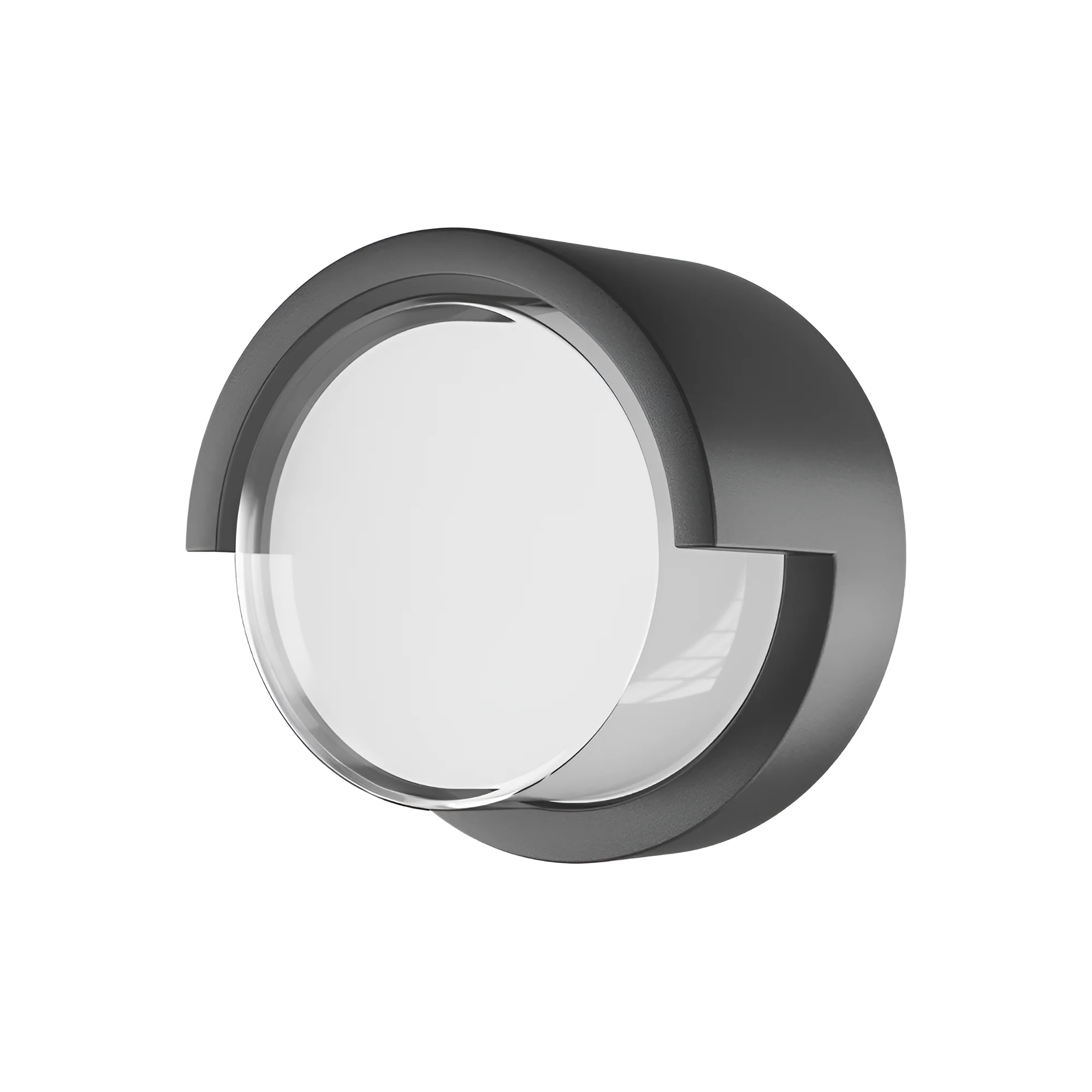 LED ZIDNA SVETILJKA OKRUGLA 15W SIVI CCT IP65