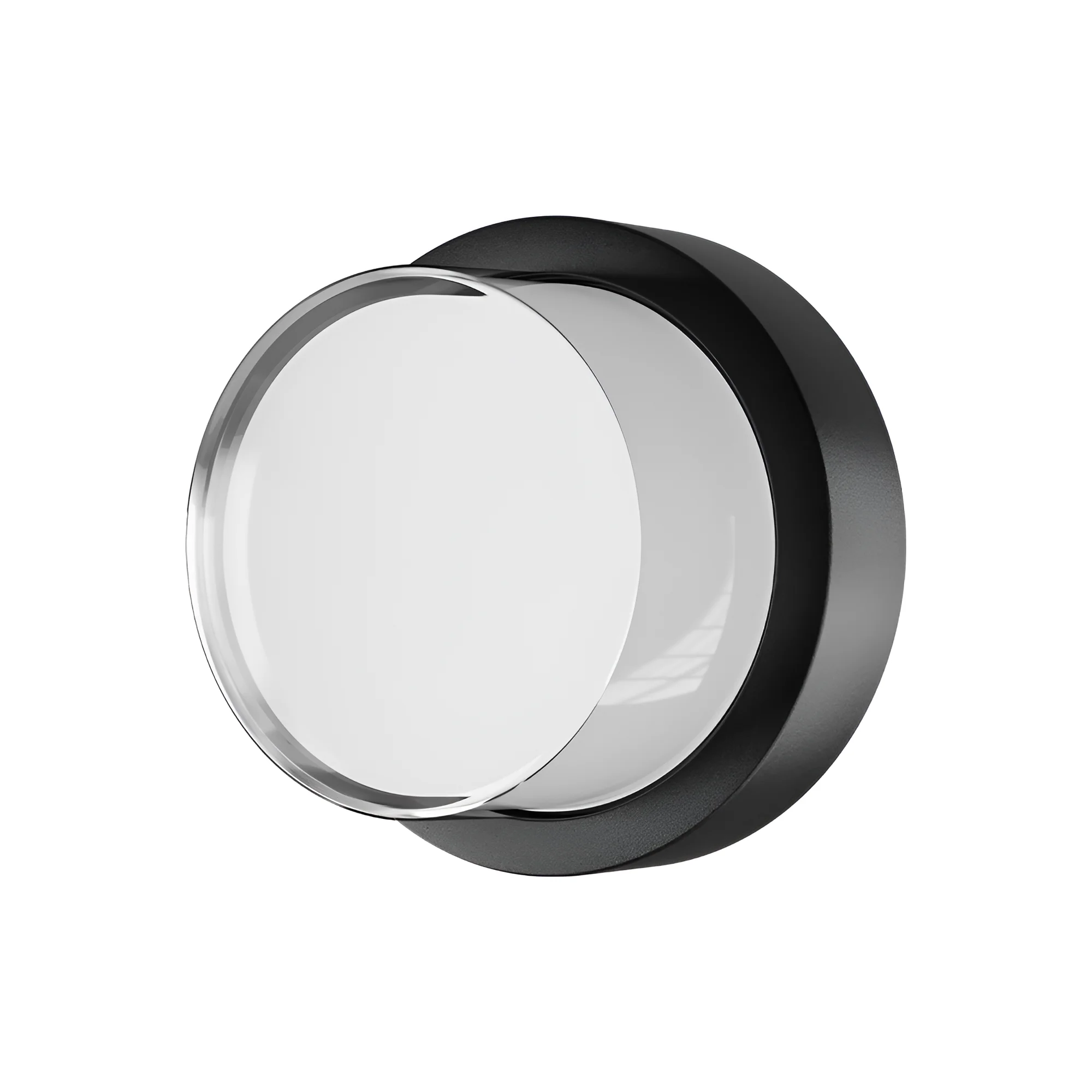 LED ZIDNA SVETILJKA OKRUGLA 15W CRNI 4000K IP65