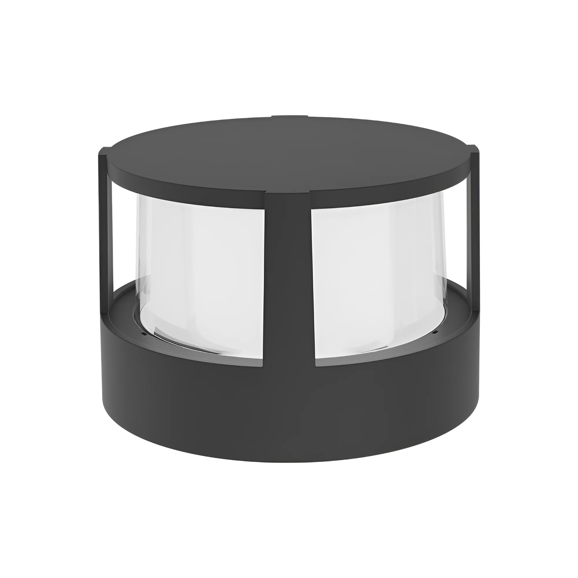 LED ZIDNA SVETILJKA OKRUGLA 15W SIVI CCT IP65