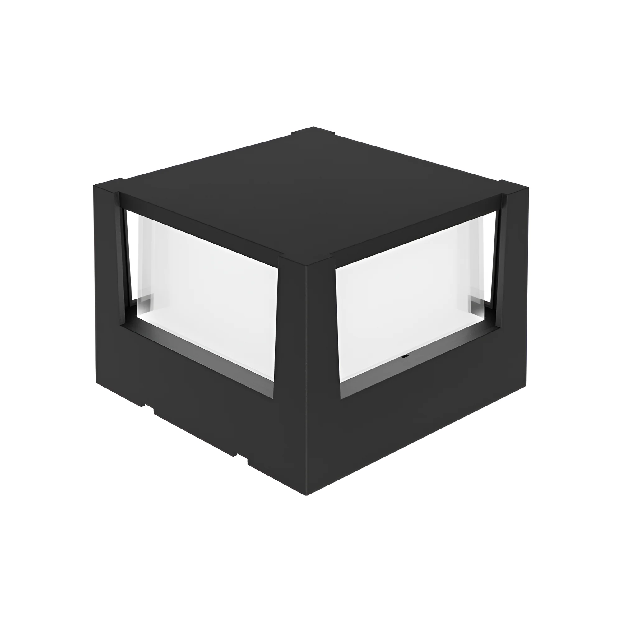 LED ZIDNA SVETILJKA OKRUGLA 15W CRNI CCT IP65
