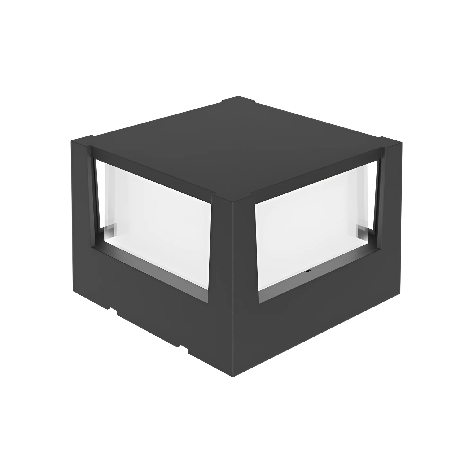 LED ZIDNA SVETILJKA KVADRATNA 15W SIVI CCT IP65