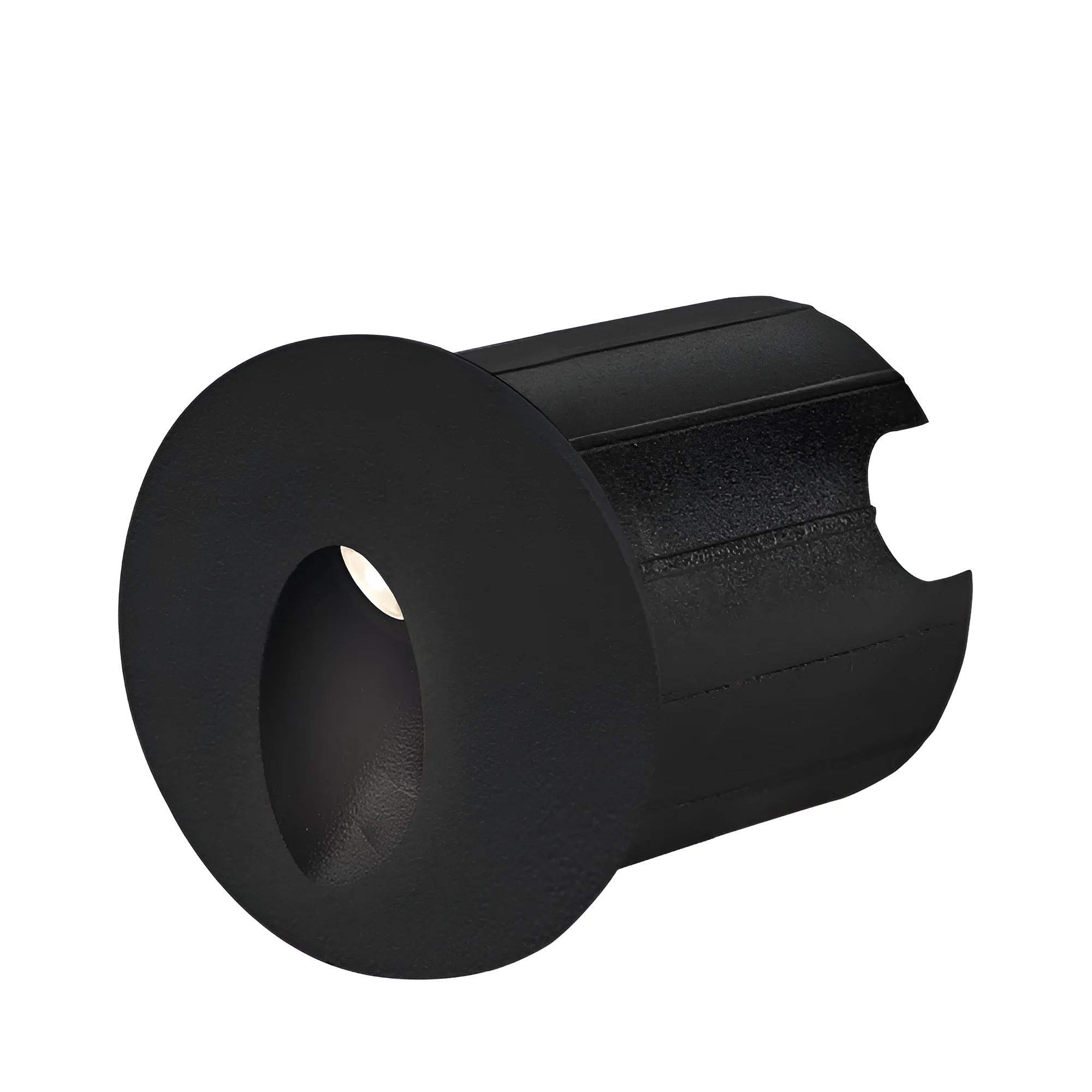 LED ZIDNA SVETILJKA OKRUGLA 2W CRNI 3000K IP65