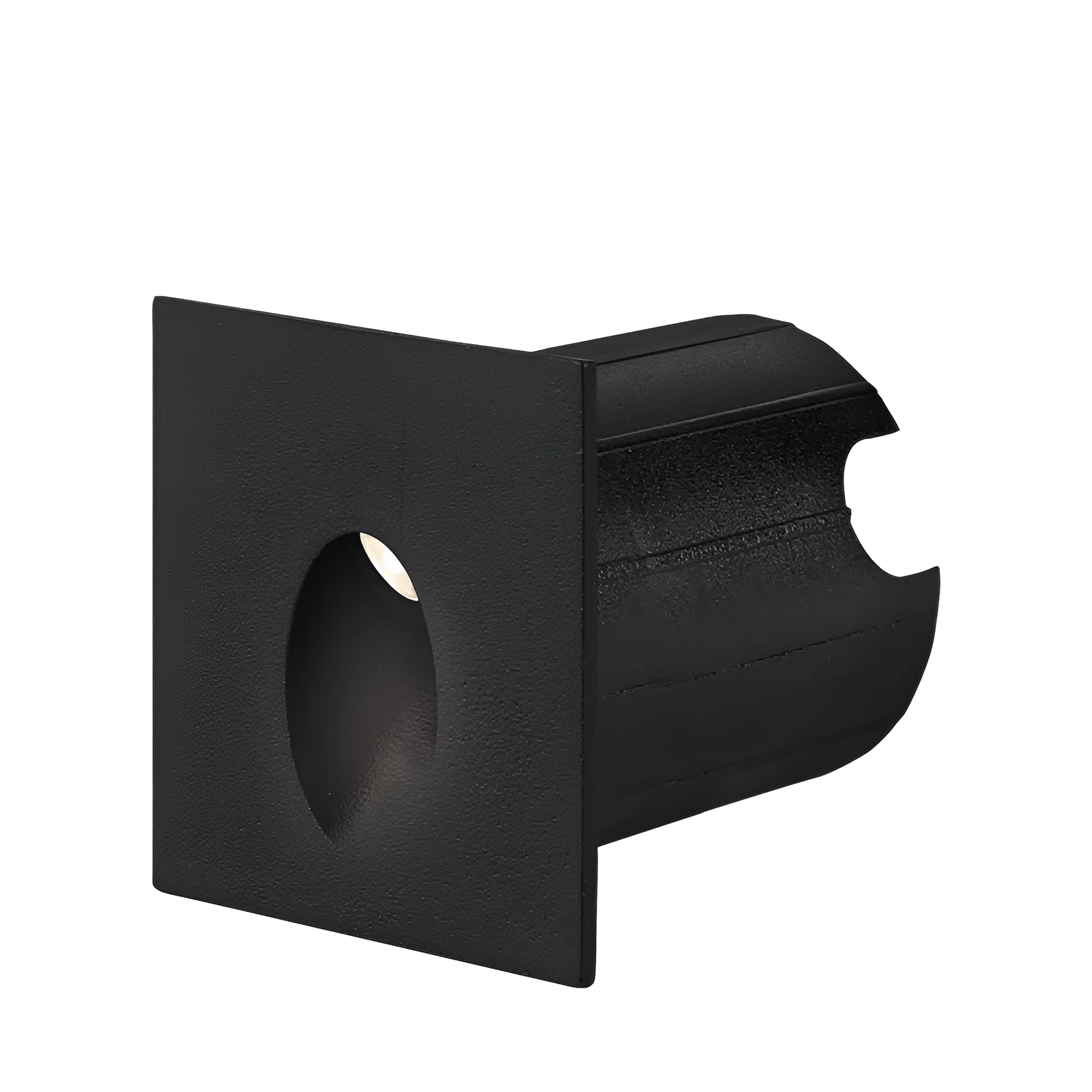 LED ZIDNA SVETILJKA KVADRATNA 2W CRNI 3000K IP65