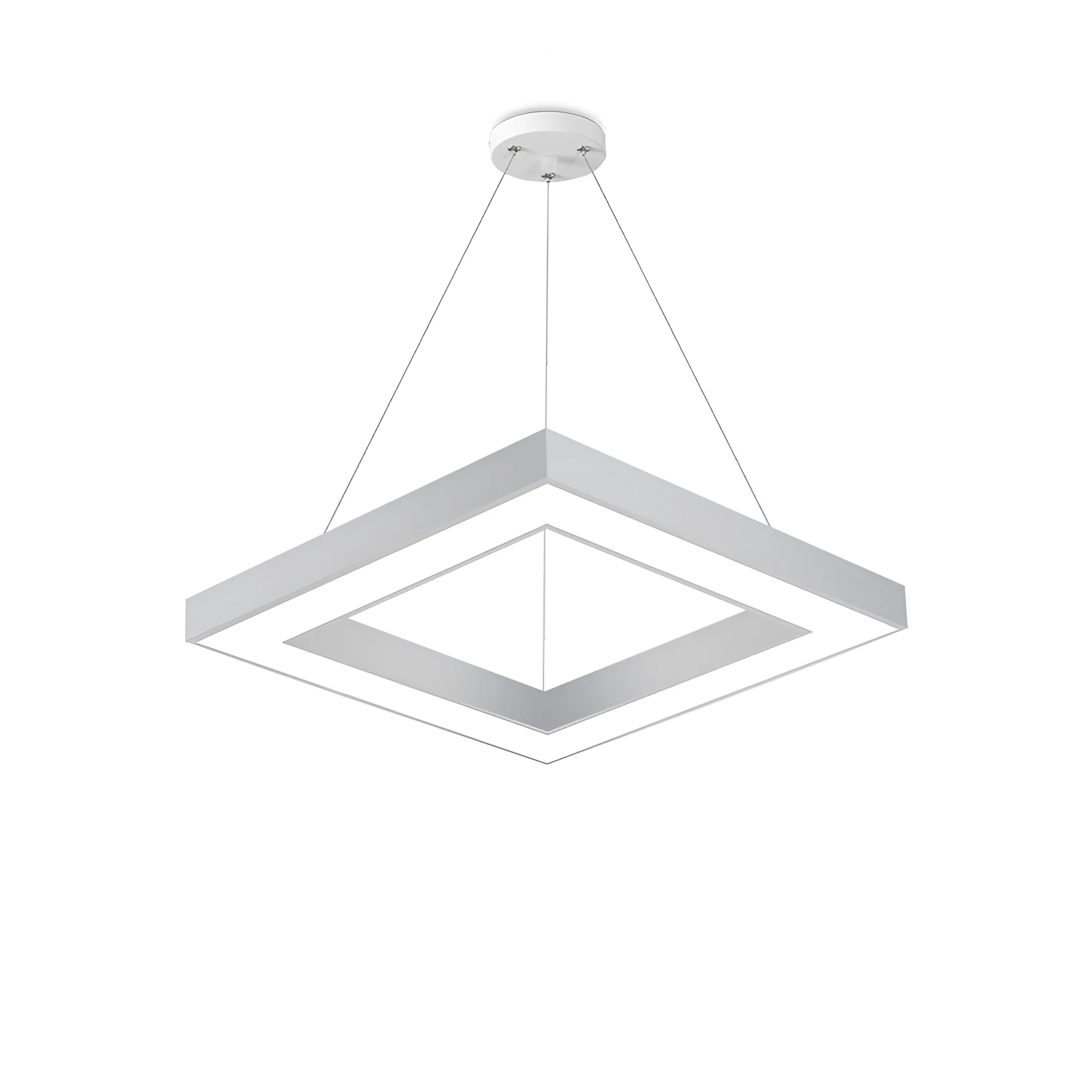 LED VISILICA KVADRATNA 45W BELI CCT