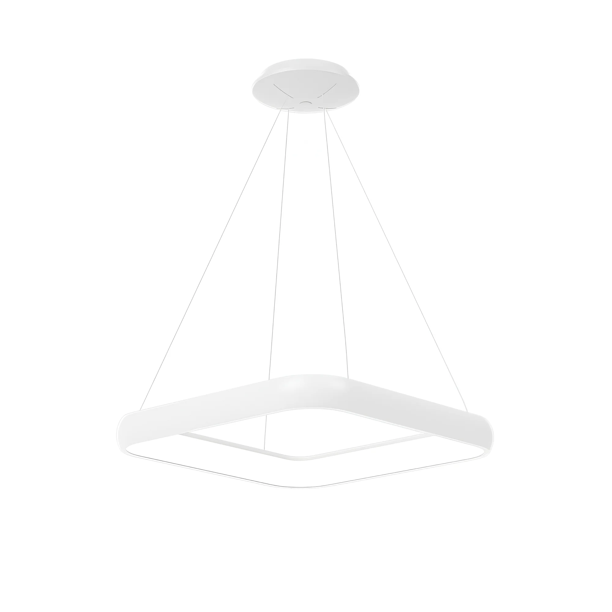 LED VISILICA KVADRATNA 46W BELI CCT IP20