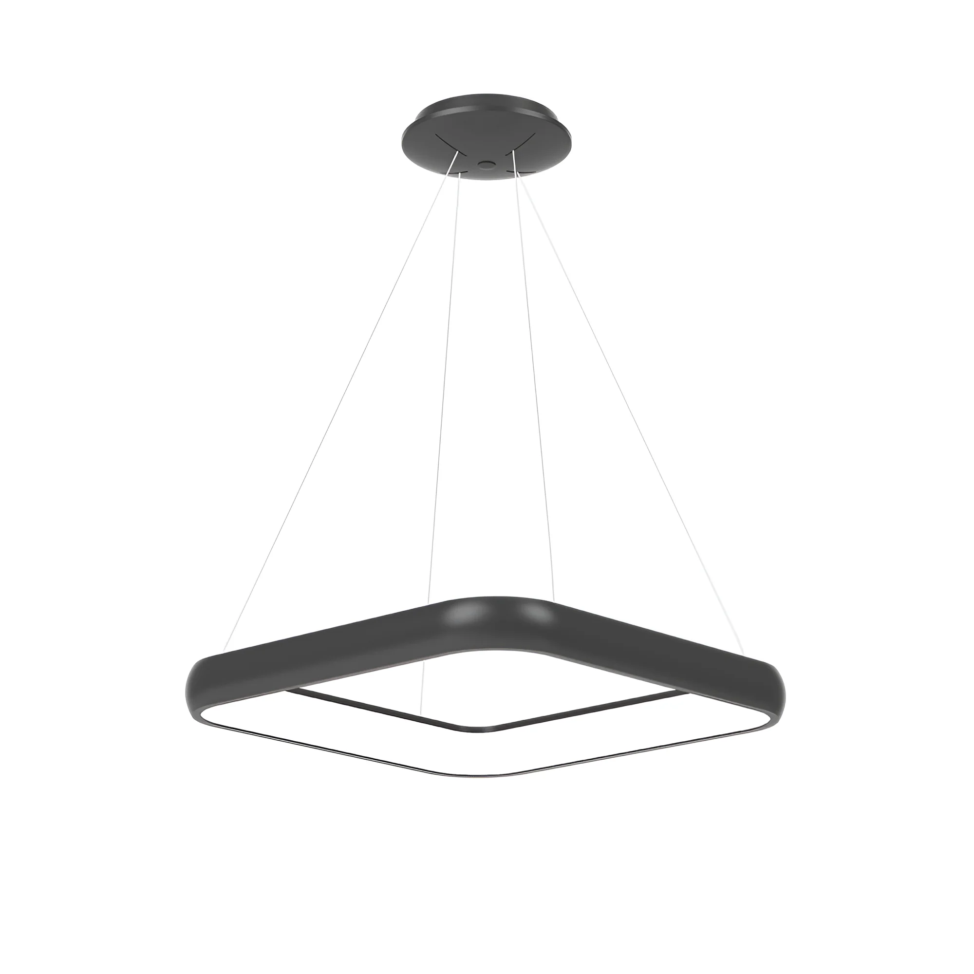 LED VISILICA KVADRATNA 46W CRNI CCT IP20 (BH17-03981)