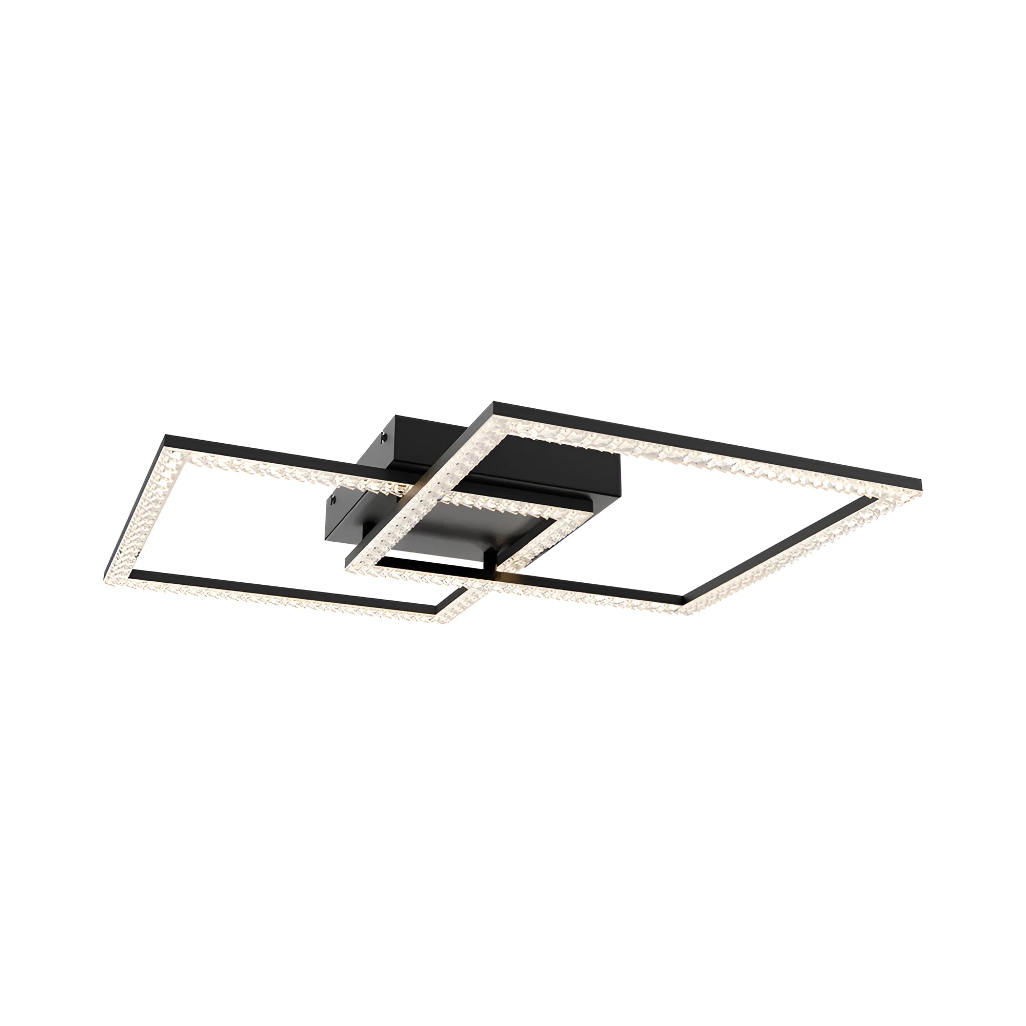 LED PLAFONJERA 55W CRNI CCT
