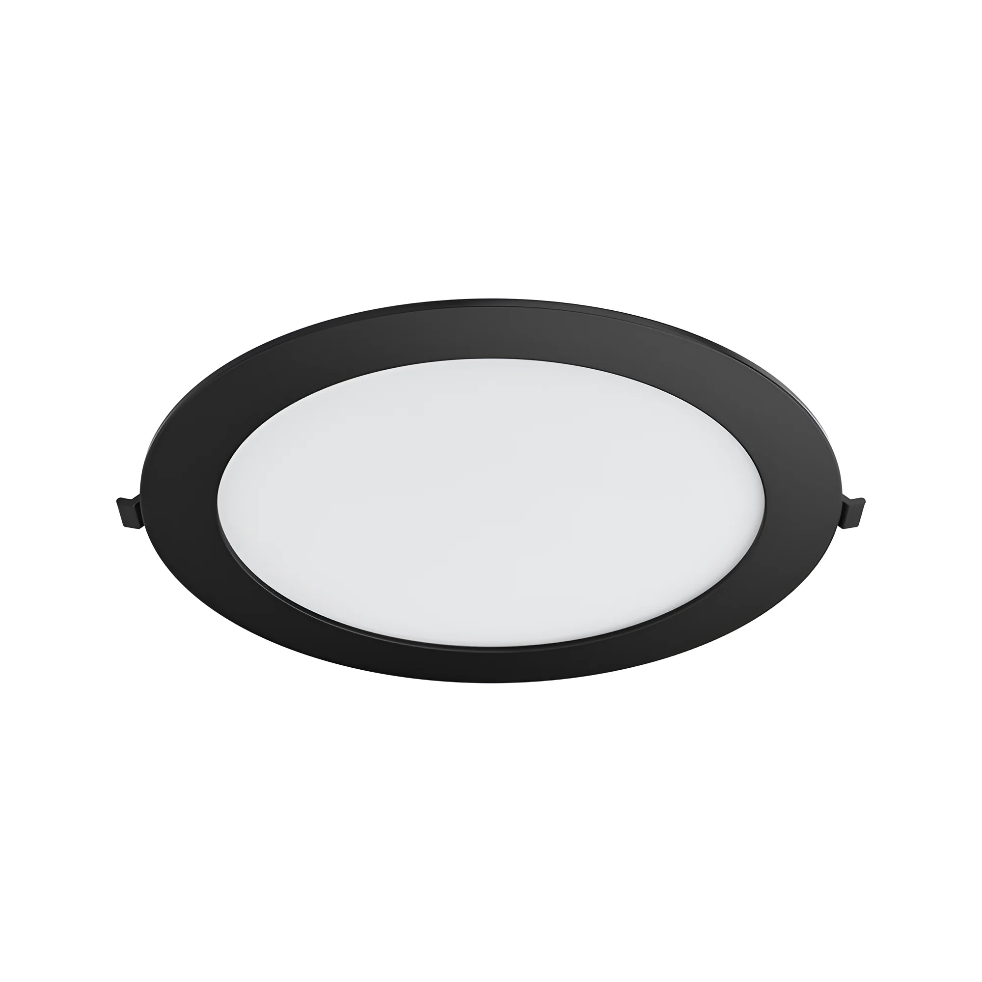 LED PANEL UGRADNI OKRUGLI 8" 18W CRNI CCT