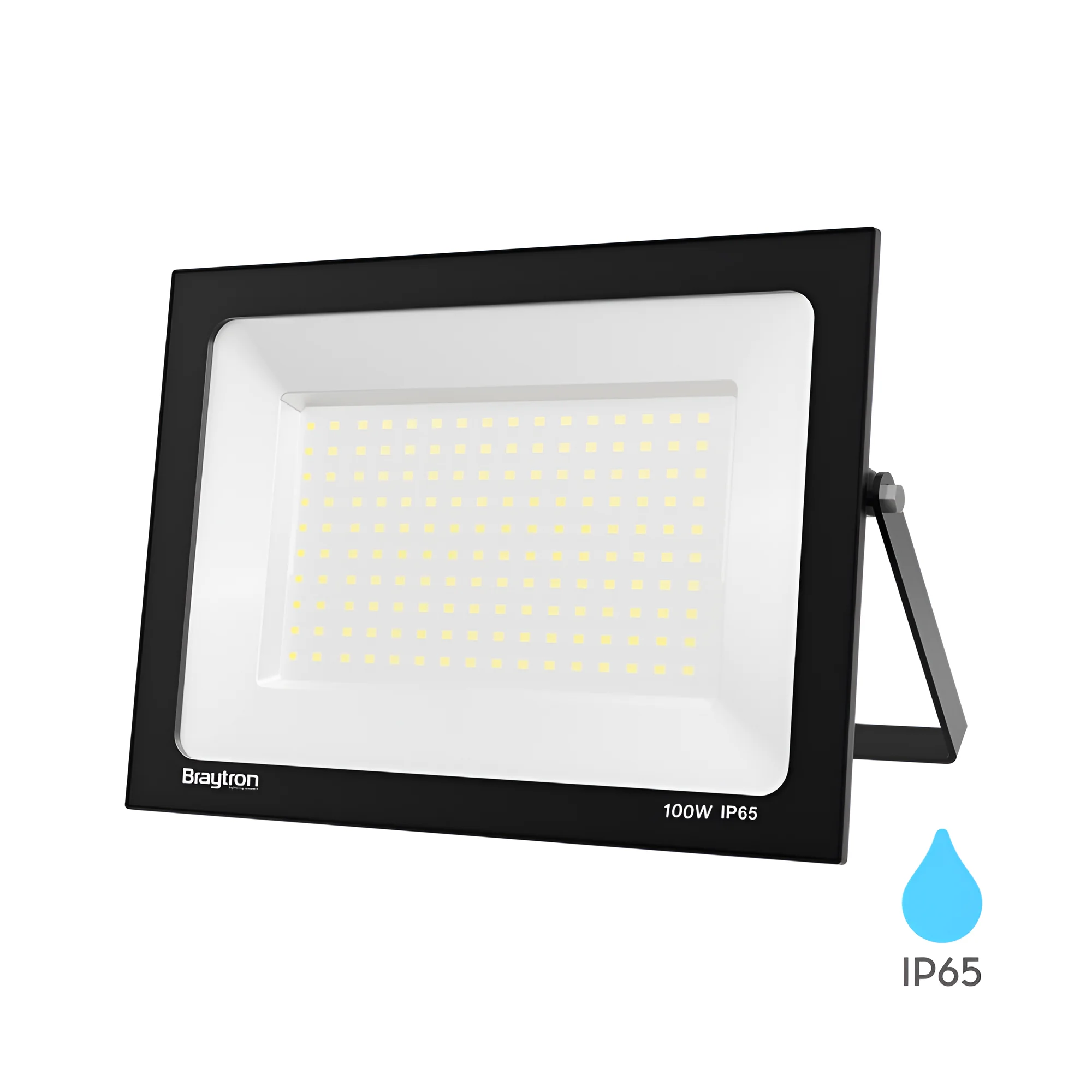 LED REFLEKTOR 100W CRNI 3000K IP65