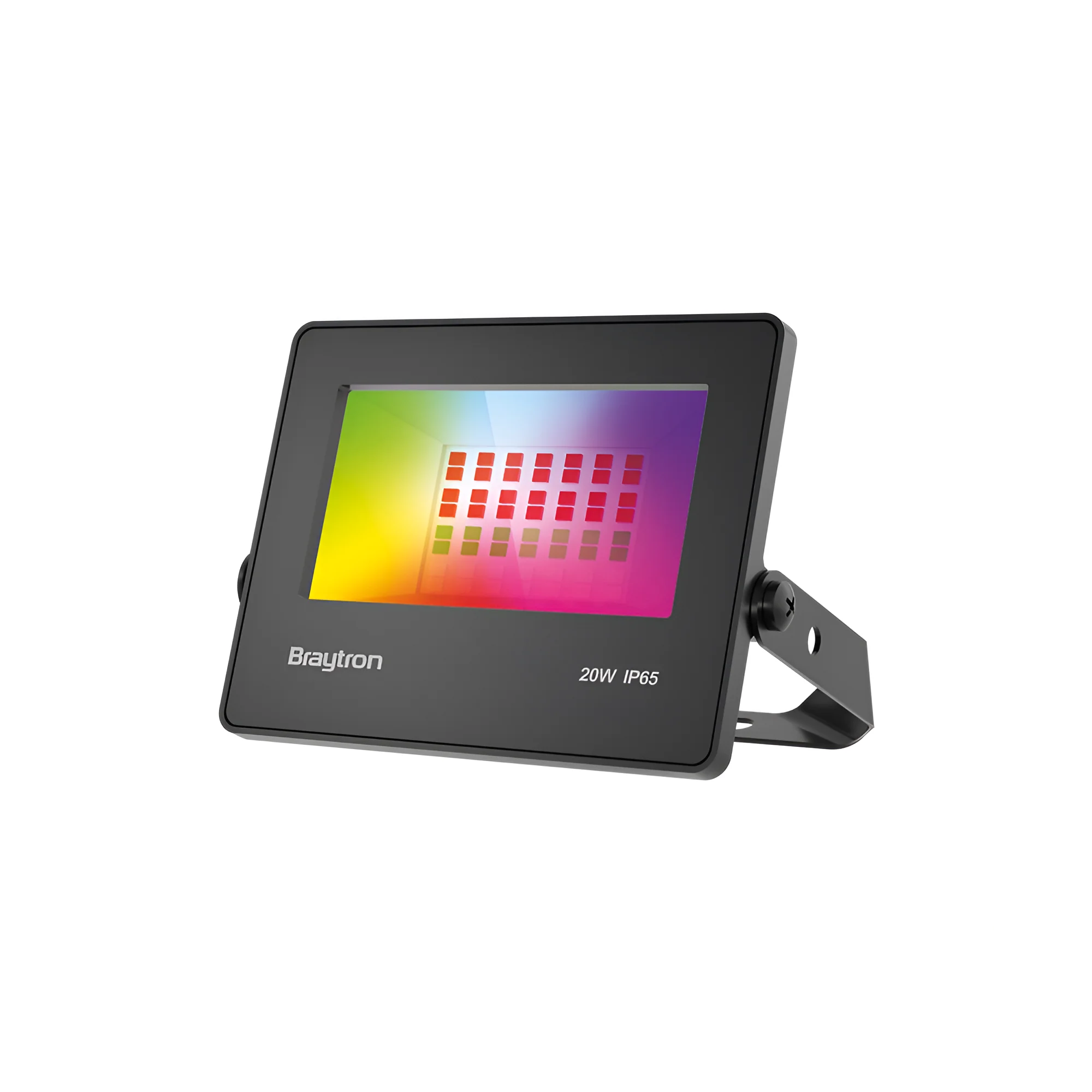 LED REFLEKTOR 20W CRNI RGB IP65