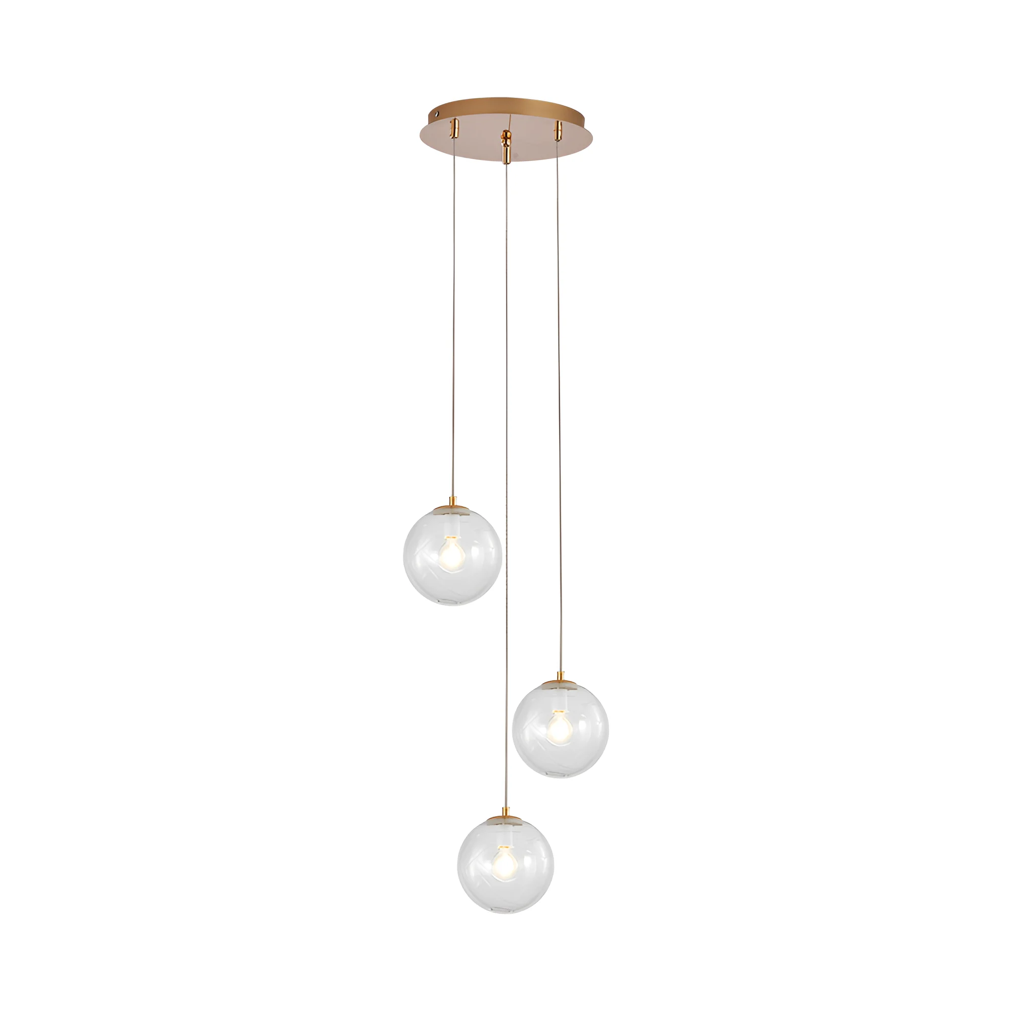VISILICA 3-GLAVA G9 ZLATNI