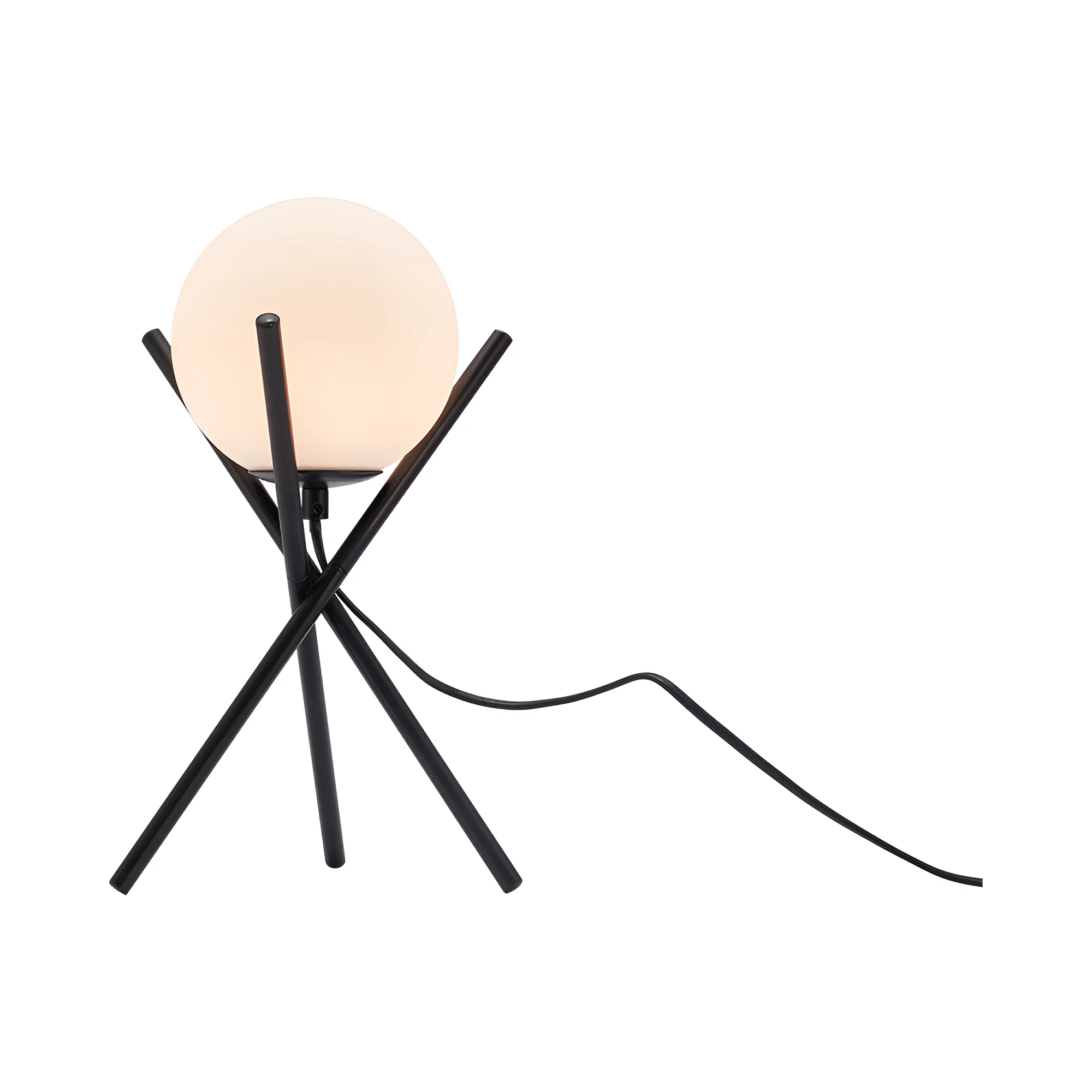 STONA LAMPA G9 OPAL/CRNI
