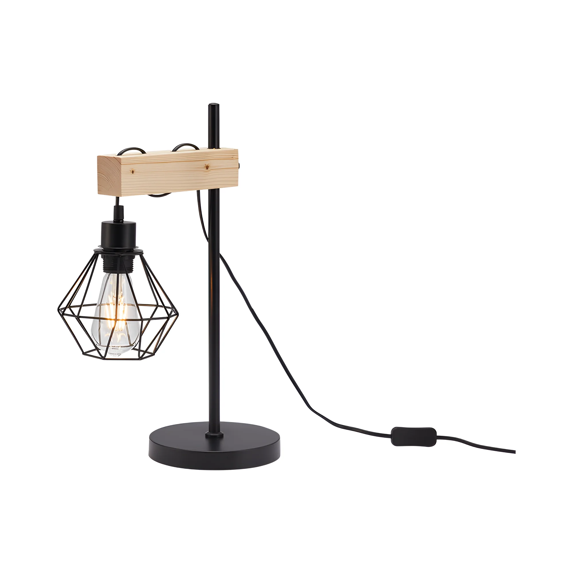 STONA LAMPA E27 DRVO