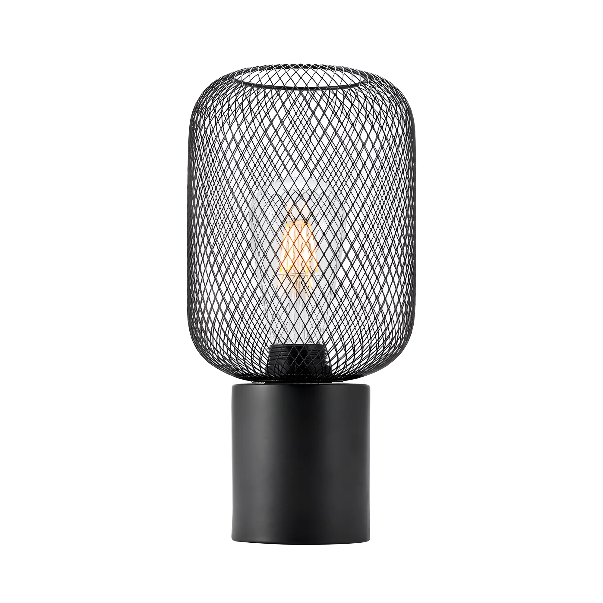 STONA LAMPA E27 CRNI