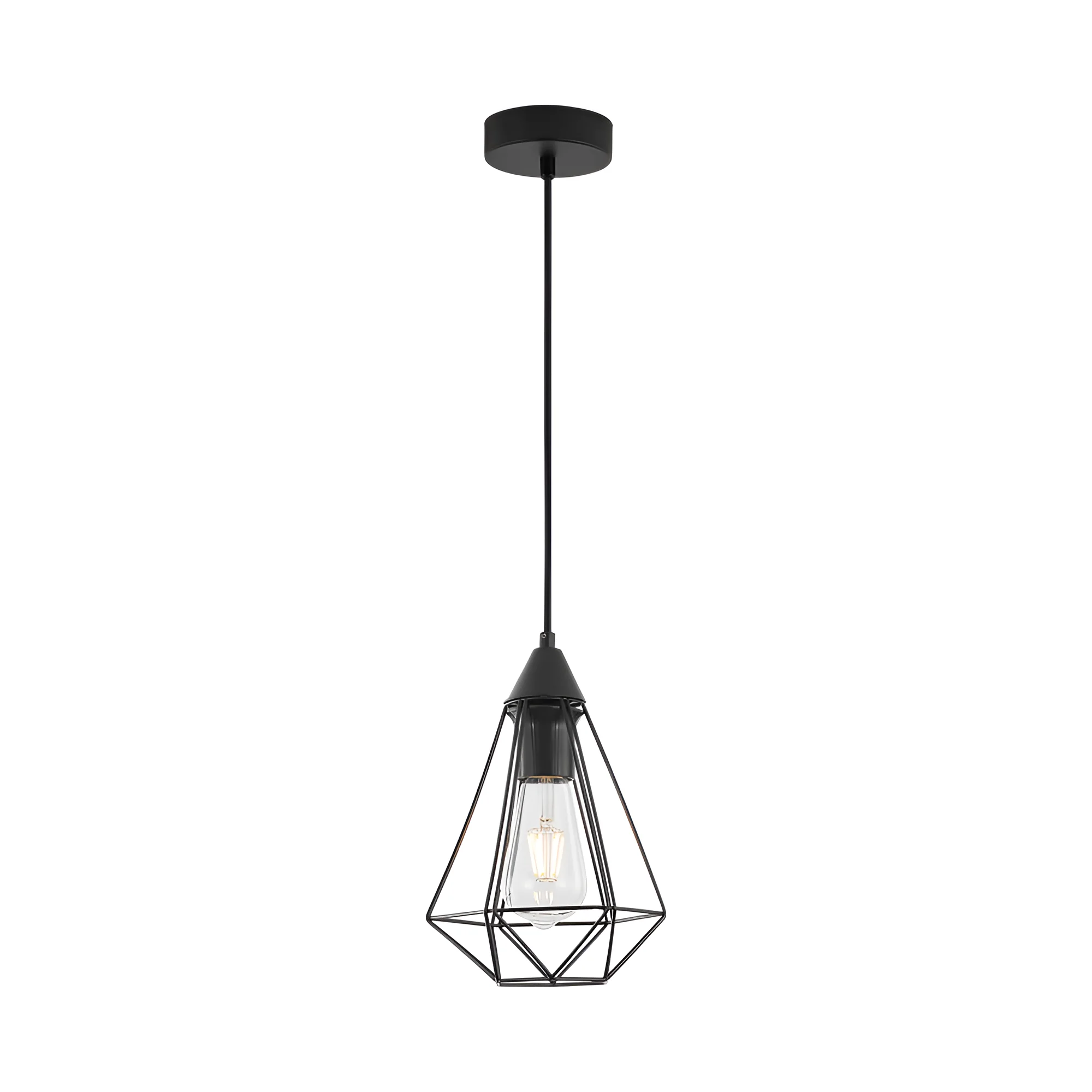 VISILICA E27 CRNI