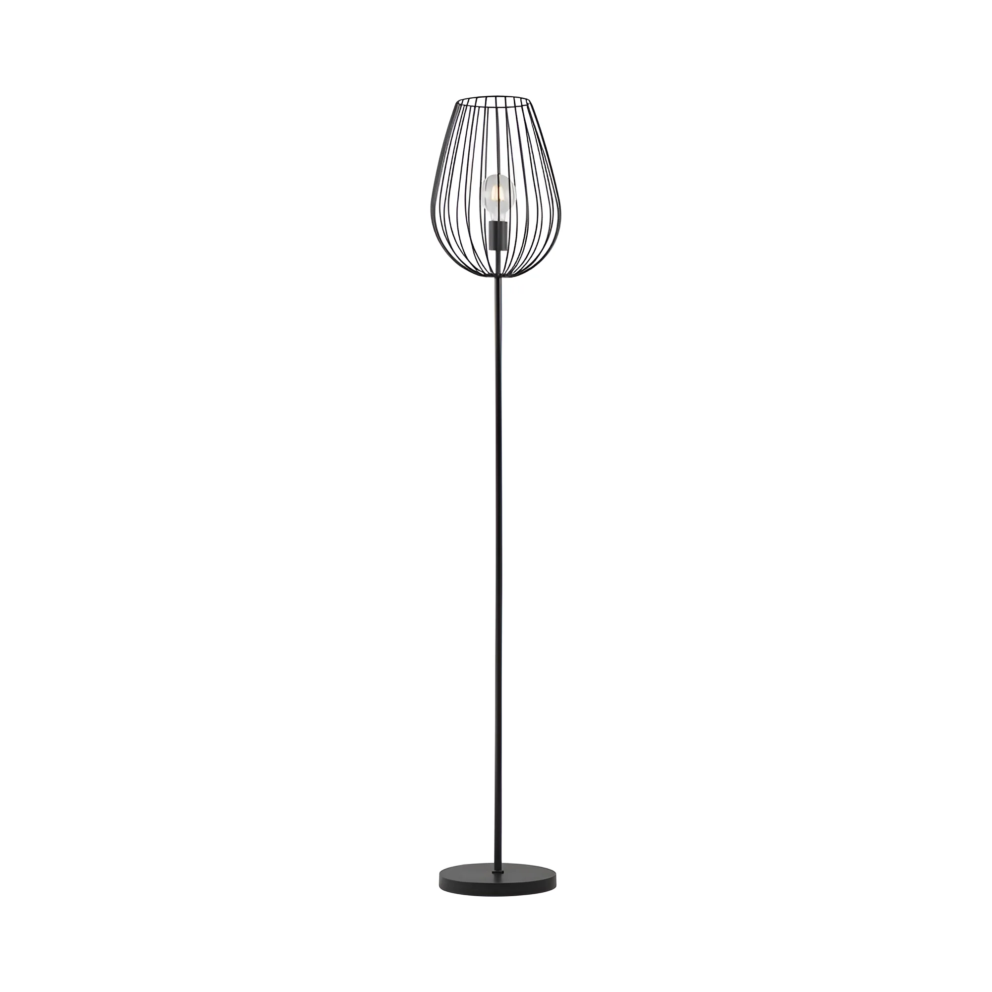 PODNA LAMPA E27 CRNI