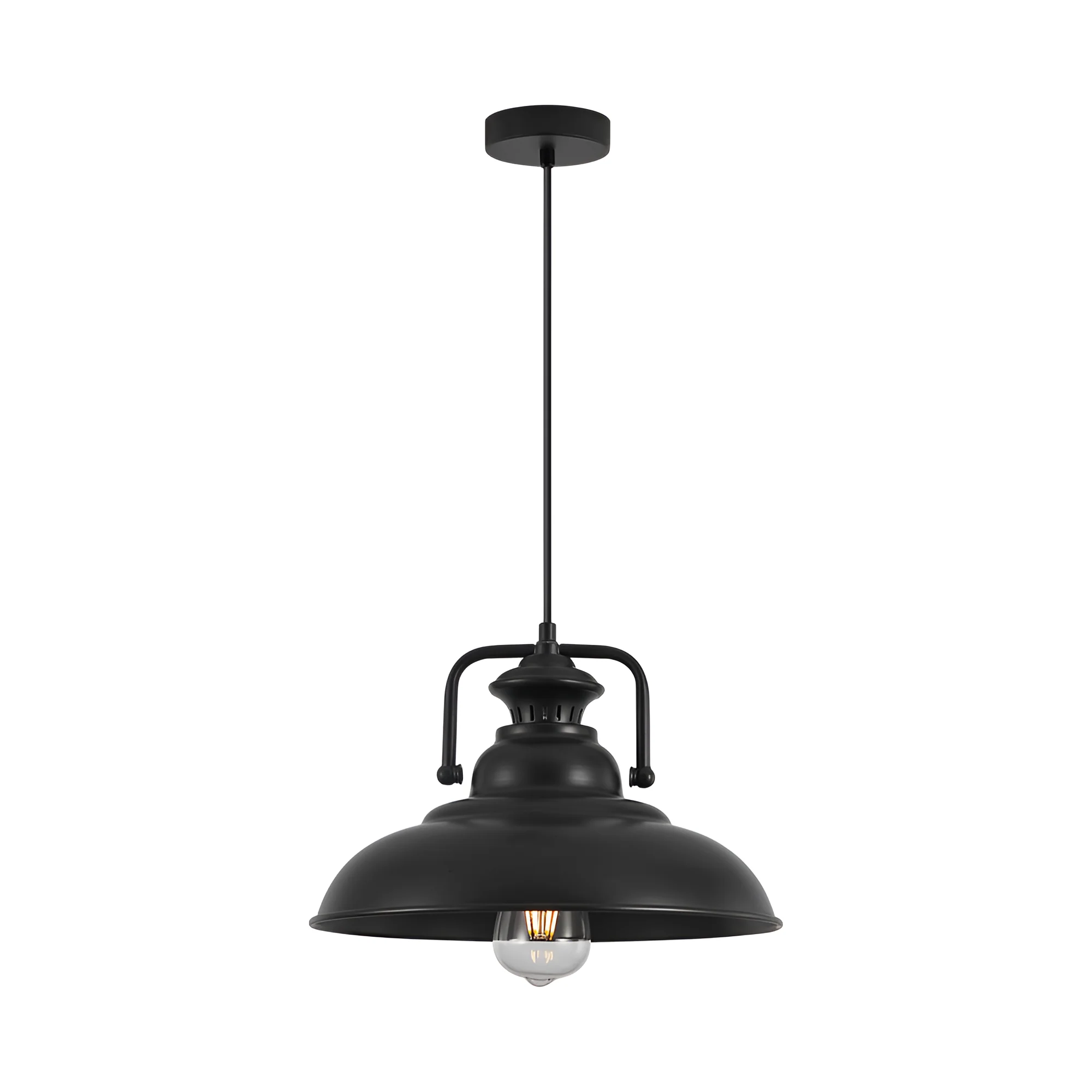 VISILICA E27 CRNI