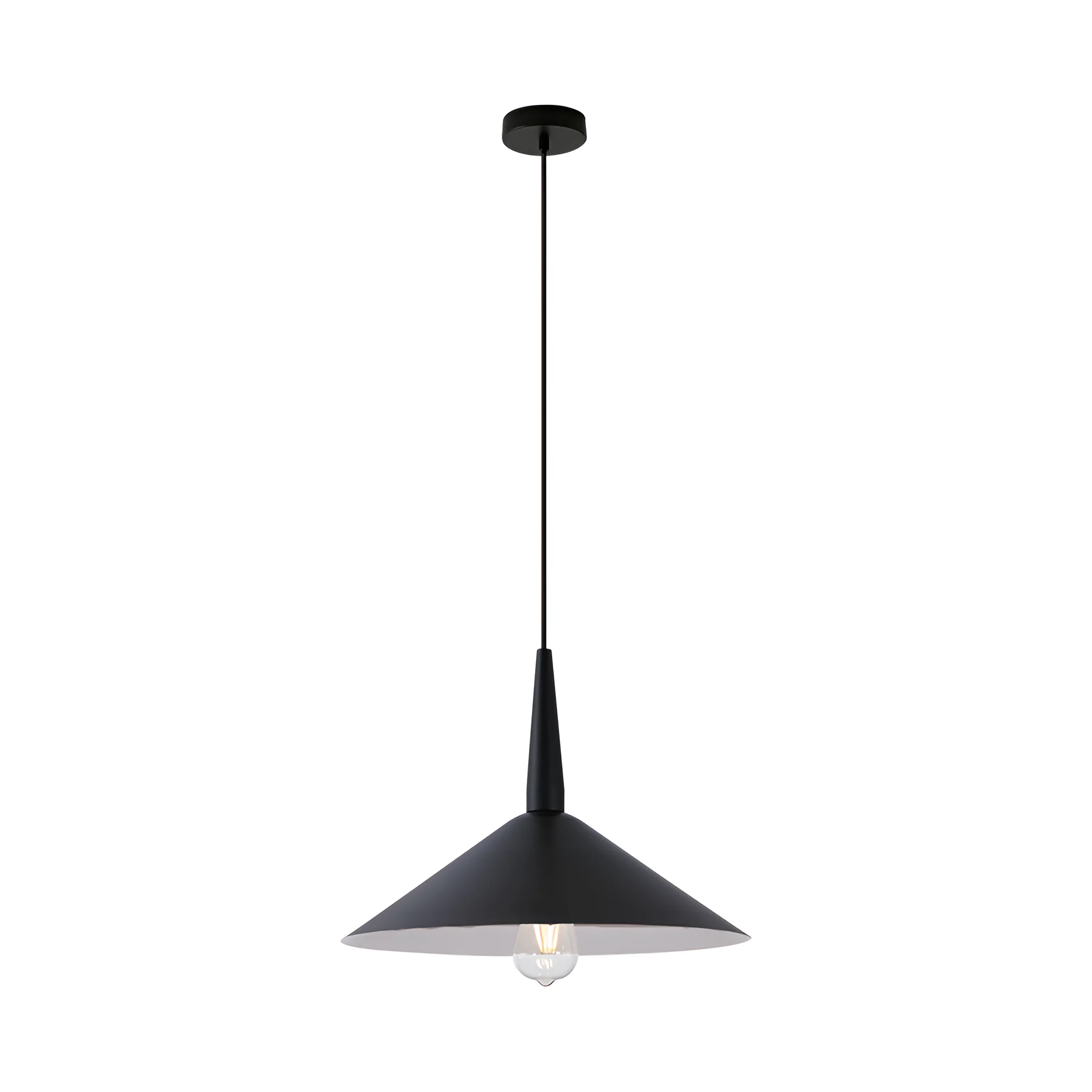 VISILICA E27 CRNI