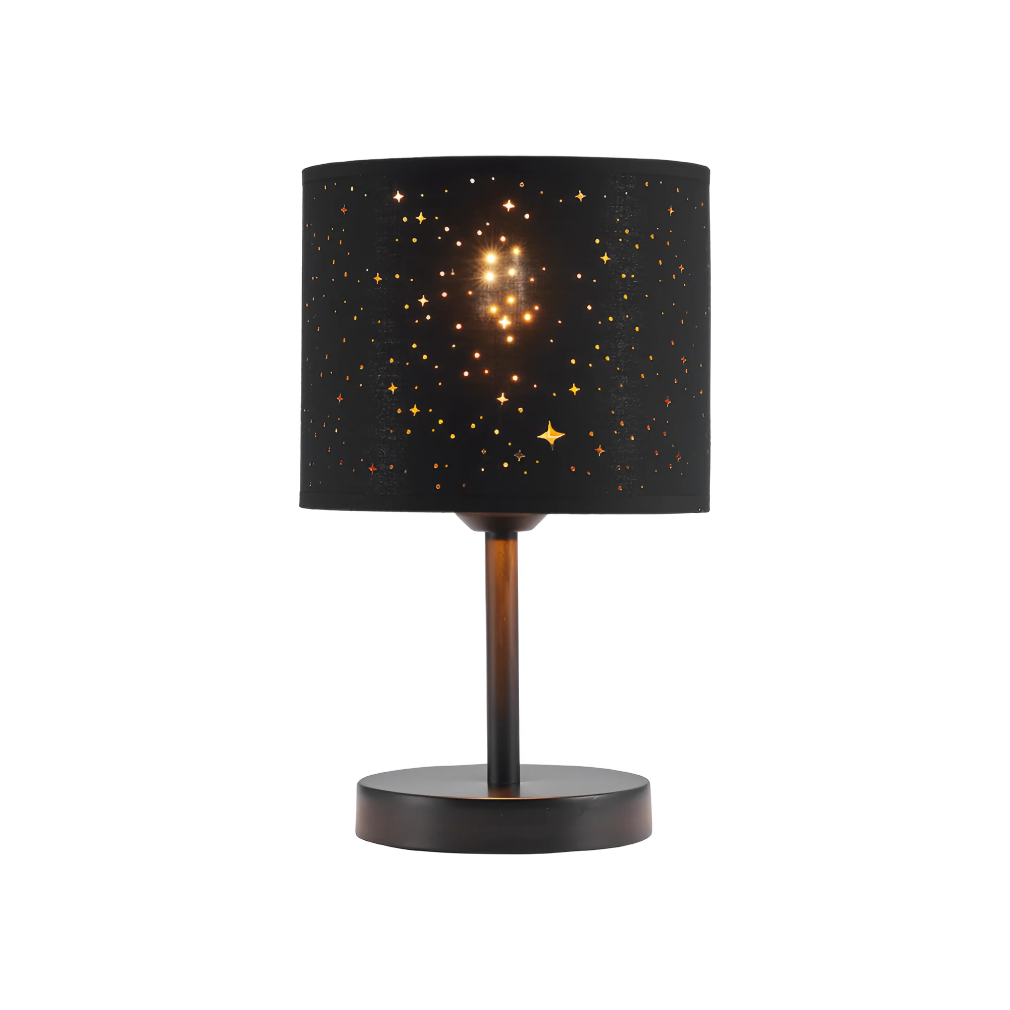 STONA LAMPA E27 CRNI