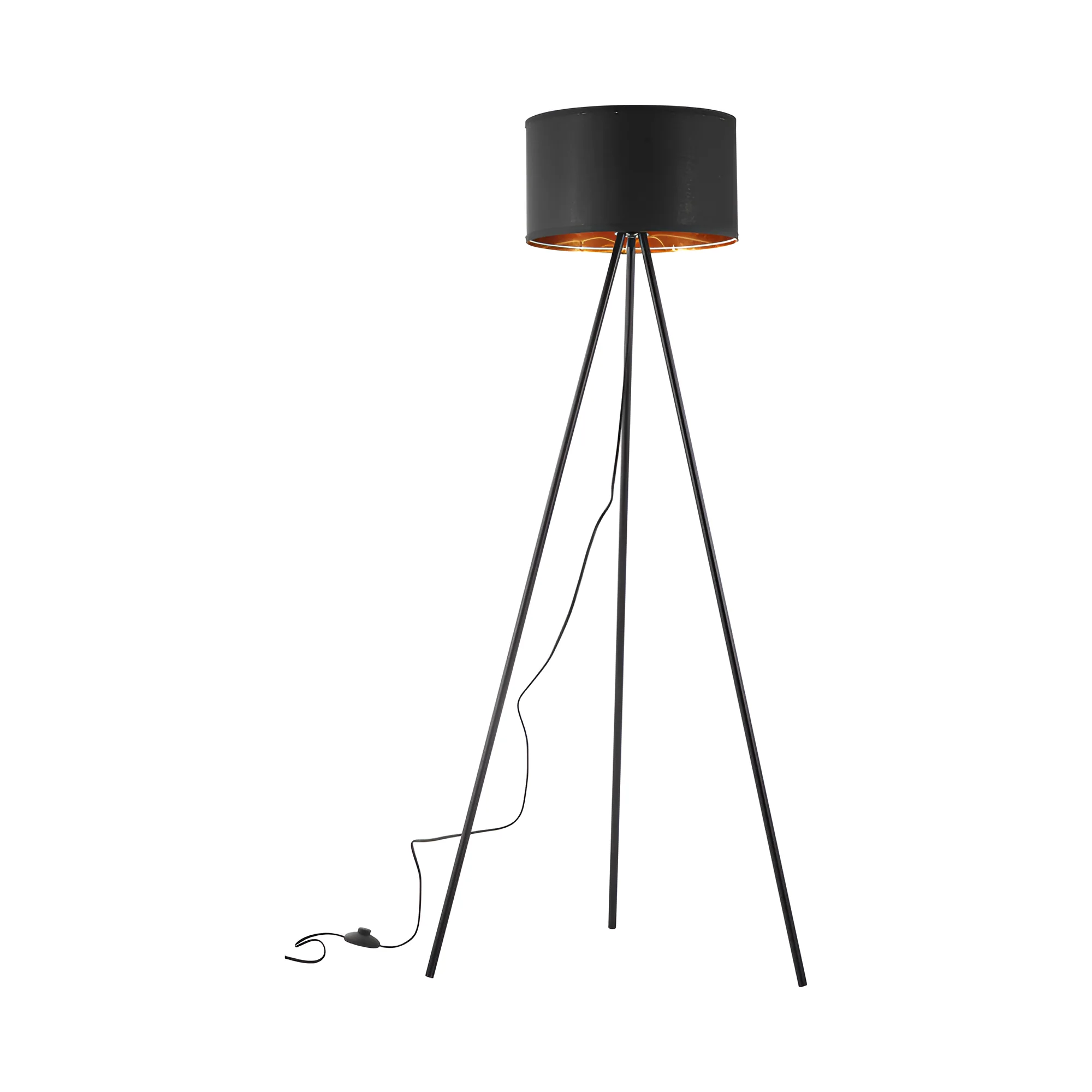 PODNA LAMPA E27 CRNI