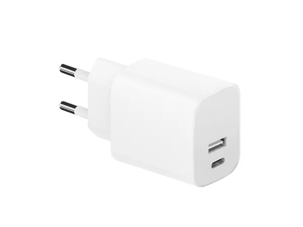 Xwave H130 AC 20w Brzi ZIDNI punjač za mobilne,tablete, usb-C usb-A ,Beli